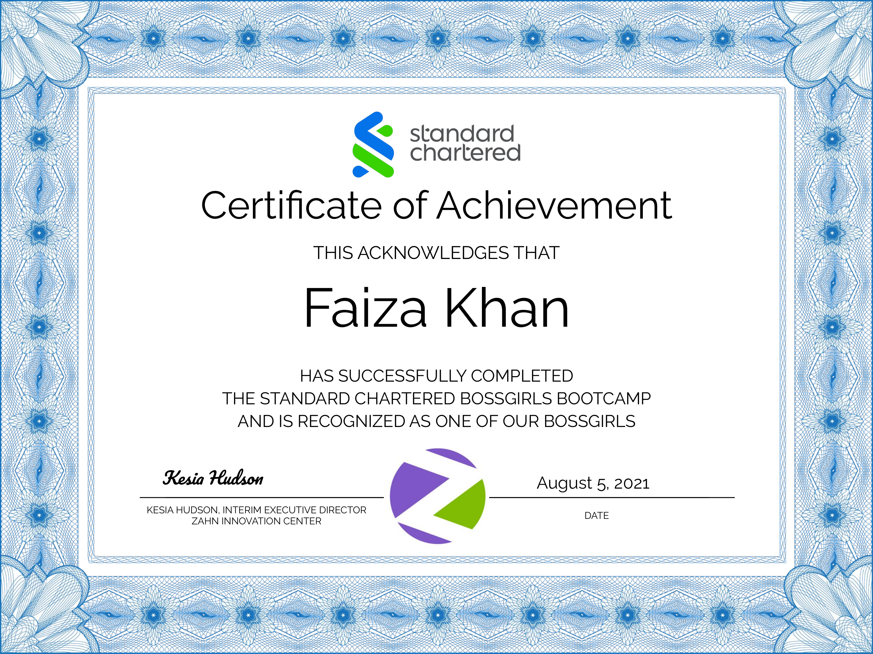 Bossgirls Standard Chartered