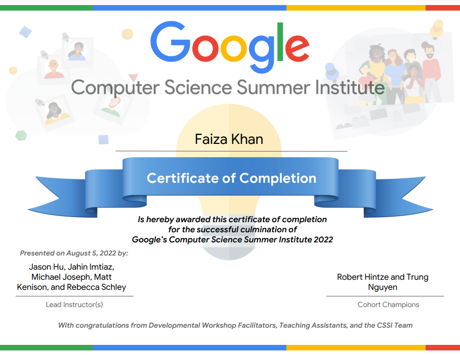 CSSI Google